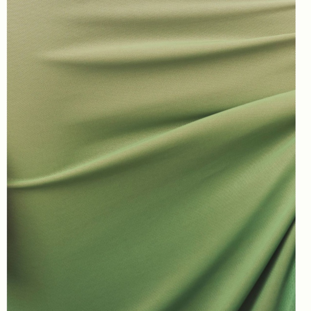 Anthropologie Olive to Forest Green Ombre Off-Shoulder Maxi Dress - Picture 8 of 8